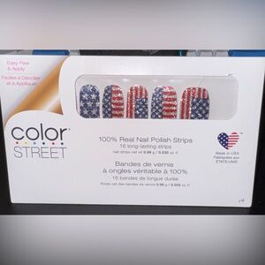 Color Street Patriotic Glitter Nail Strips